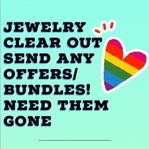 All jewelry must go!!! bundle and make me an offer